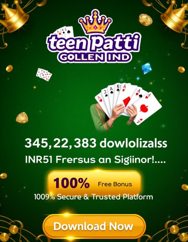 Teen Patti Master Golden India Banner
